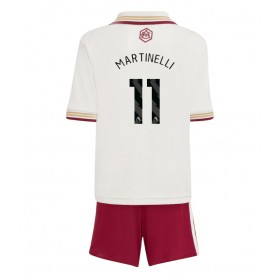Dětské fotbalový komplet Arsenal Gabriel Martinelli #11 Tretí košile 2025-26 Krátkým Rukávem